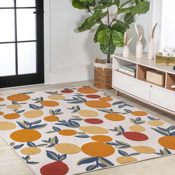 Limone Bold Lemon High-low Indoor/outdoor Area Rug